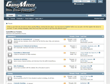 Tablet Screenshot of gamemecca.net